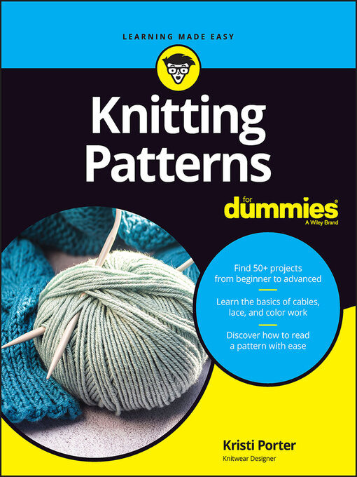 Title details for Knitting Patterns For Dummies by Kristi Porter - Available